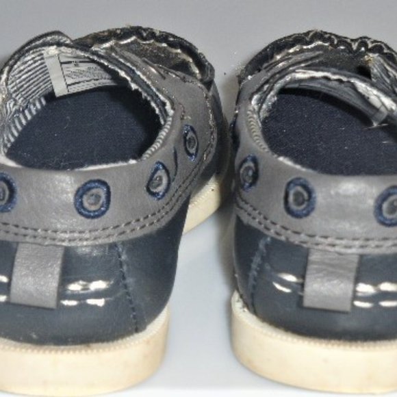 Vintage OSHKOSH SHOES Size 6 Oshkosh B'gosh Boat Shoes Kids Shoes #ALEX7-B-01 - Picture 4 of 7